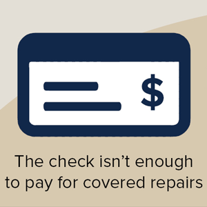 What if my Claim Payment Isn't Enough? - Click to learn more